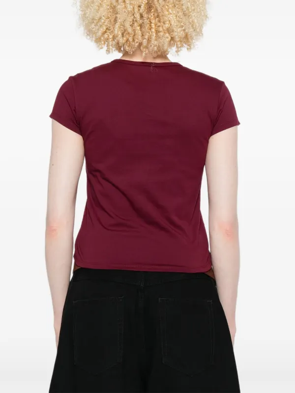 The Attico ロゴ Tシャツ | レッド | FARFETCH JP