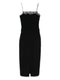 Semicouture lace-trimmed dress - Black