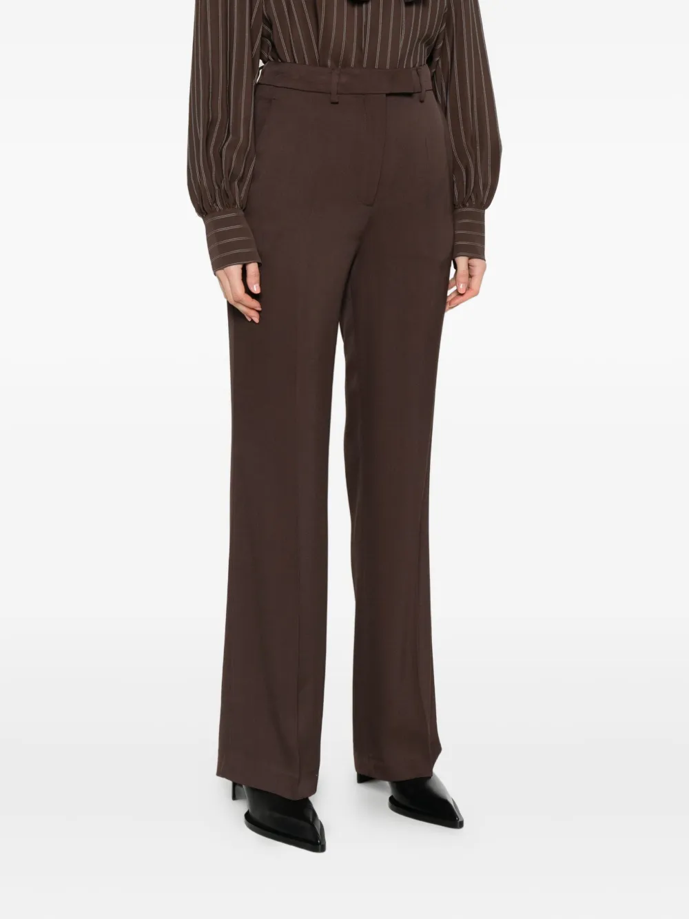 Semicouture Flared broek Bruin