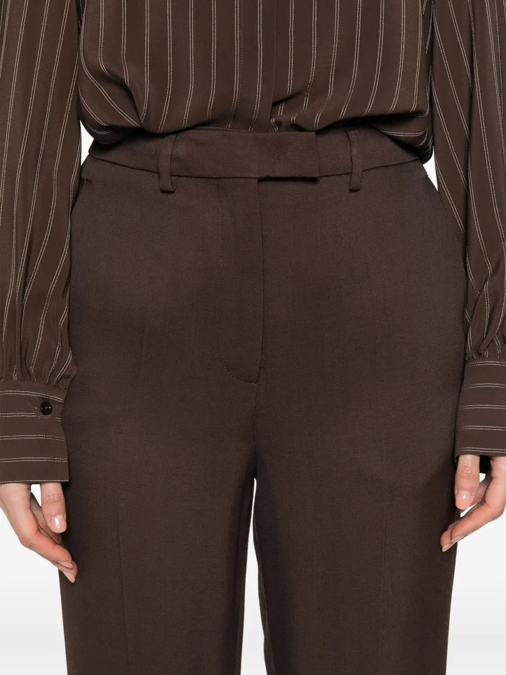 Semicouture Flared broek Bruin