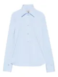 Semicouture classic-collar shirt - Blue