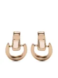 Ermanno Scervino small gold-plated buckle earrings