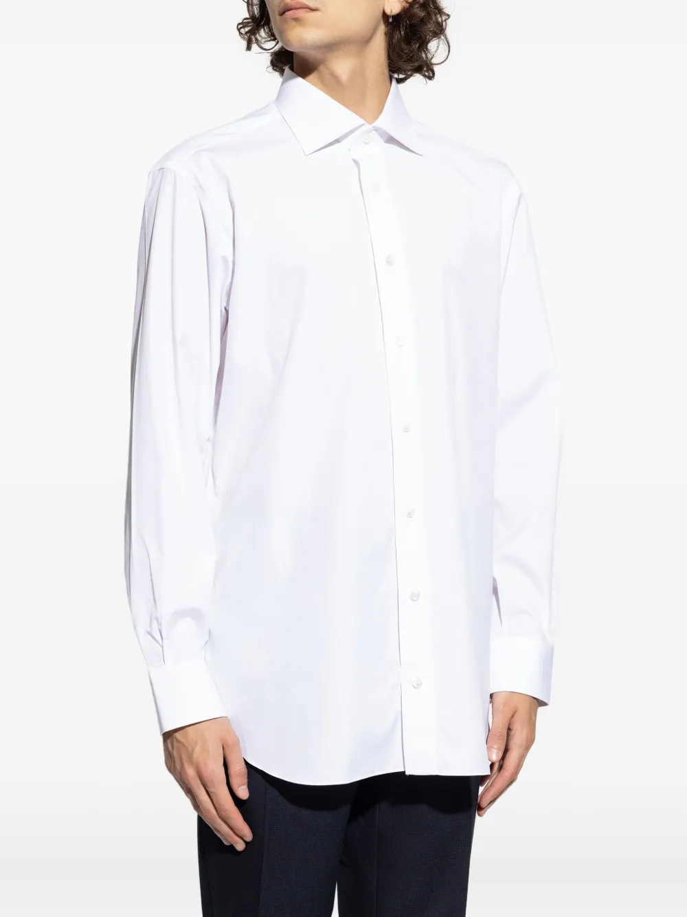 Brioni Button-down overhemd Wit