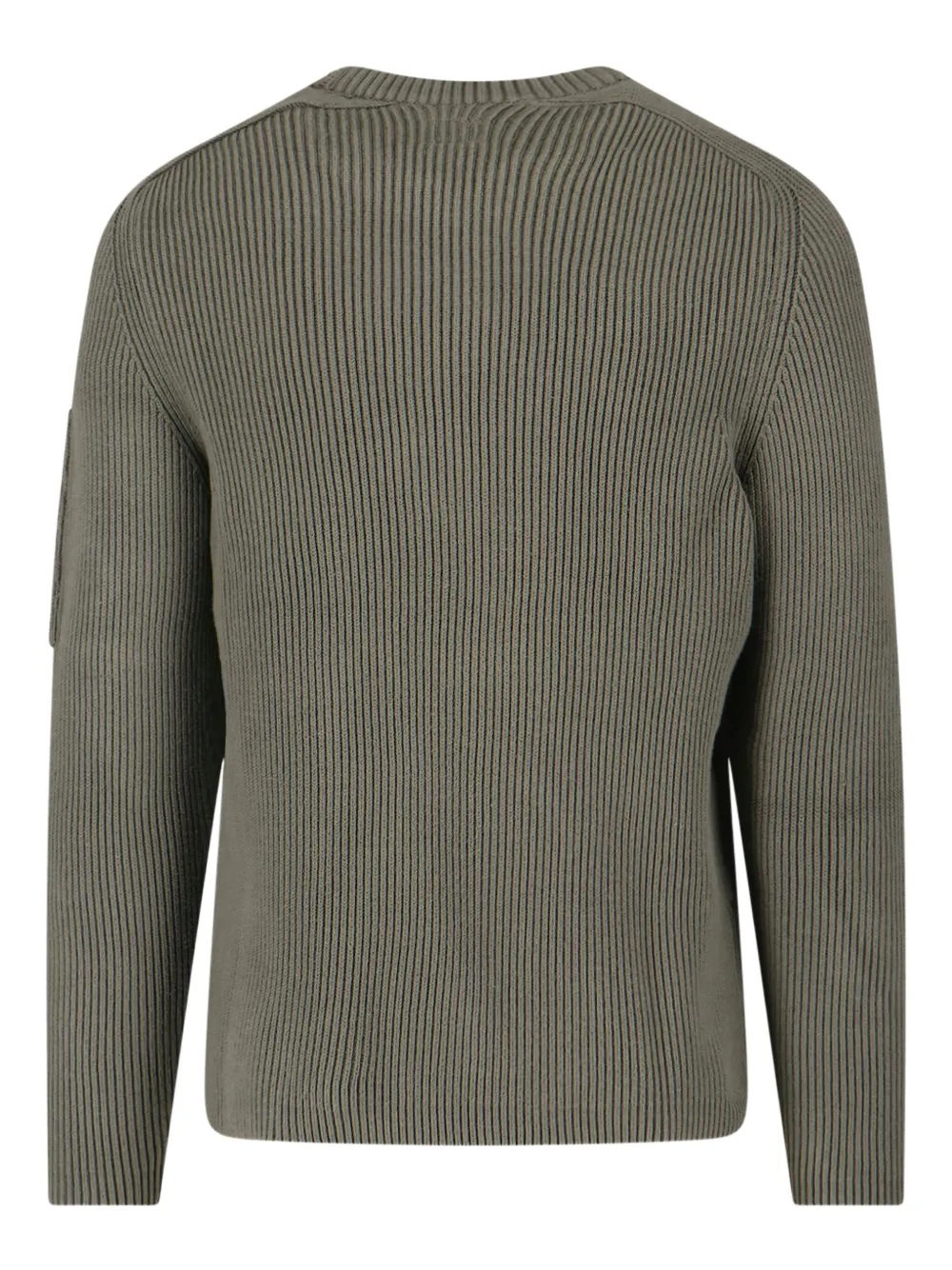 C.P. Company Geribbelde trui met lens detail - Grijs