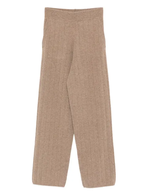 Max Mara pantalones de cachemira rectos