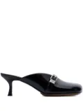 GANNI buckle heeled mules - Black