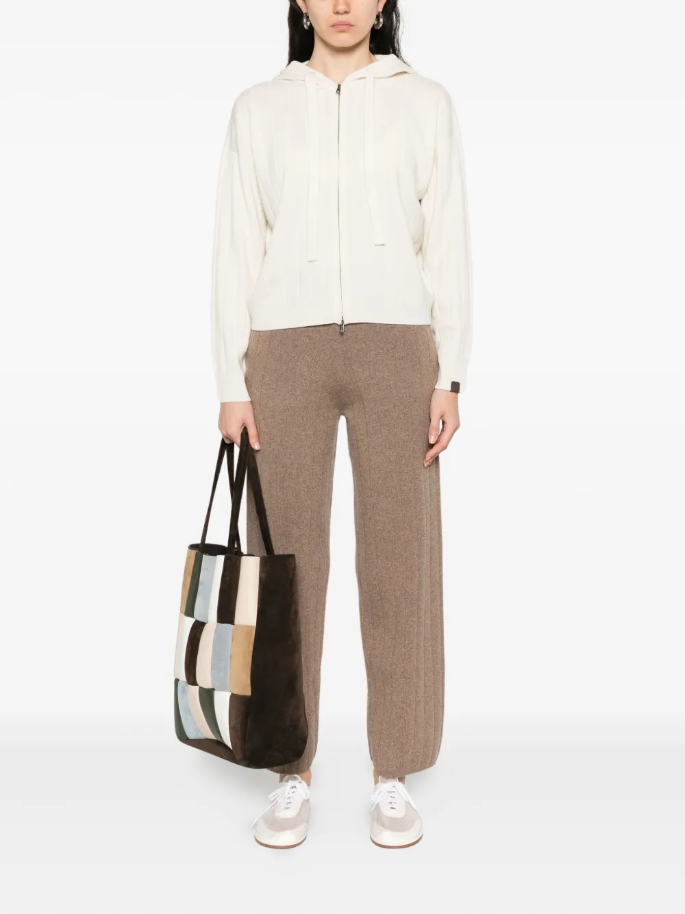 Max Mara hooded cashmere cardigan - ニュートラル Max Mara hooded cashmere cardigan - ニュートラル