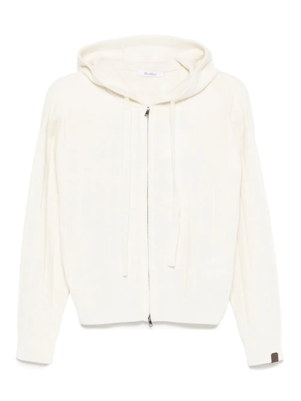 hooded cashmere cardigan