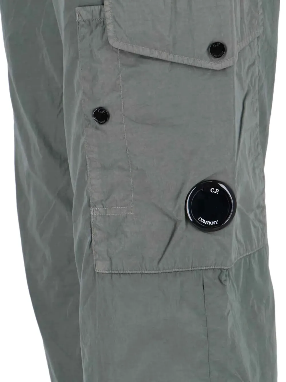 C.P. Company cargo-pockets drawstring trousers Grijs