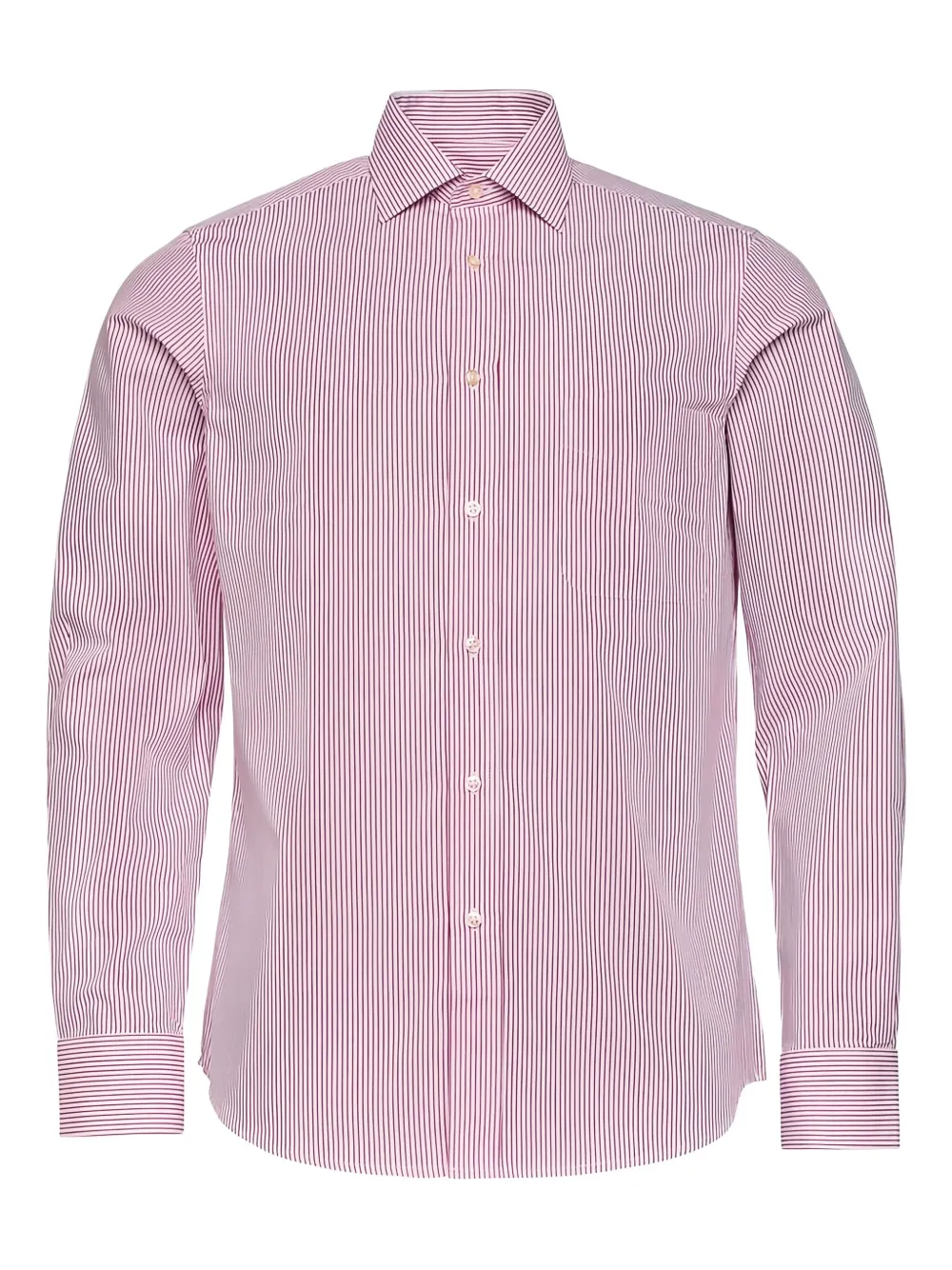 Loja Das Meias Striped Cotton Shirt In Pink
