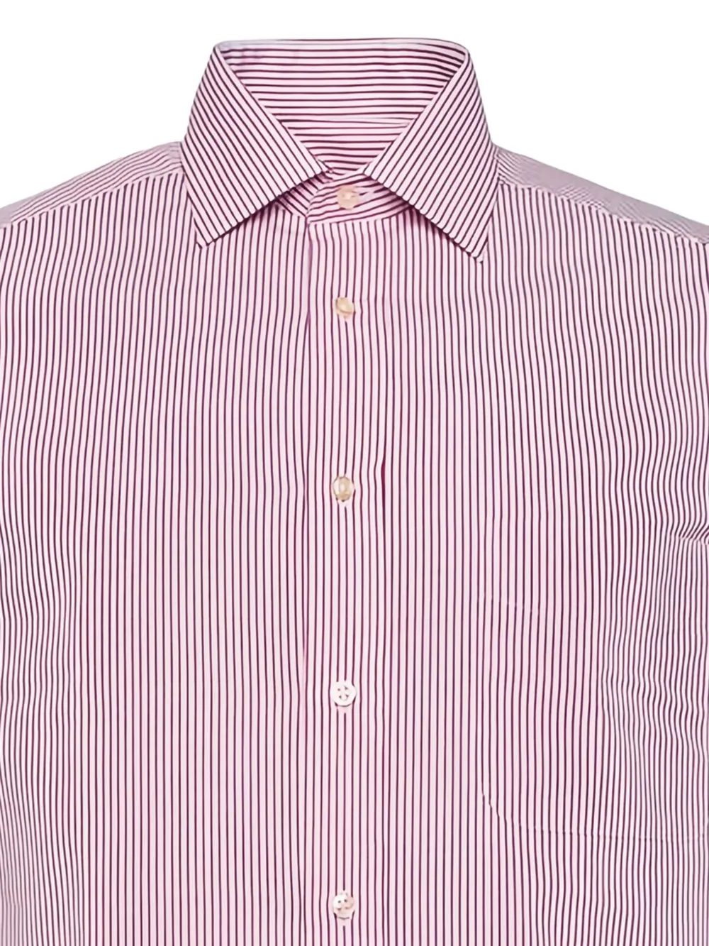 Loja Das Meias Striped Cotton Shirt In Pink
