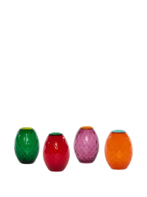 La DoubleJ juego de cuatro jarrones Baby Eggs