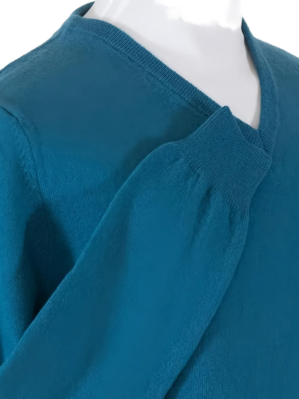 Loja Das Meias V-neck Longsleeve Sweater In Blue