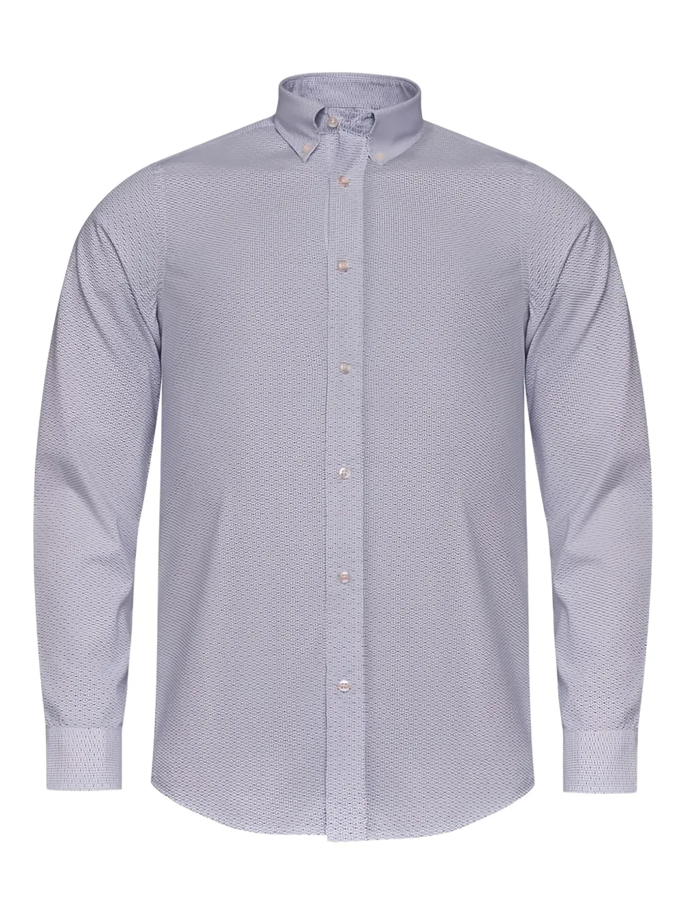 Loja Das Meias Patterned Cotton Shirt In Blue
