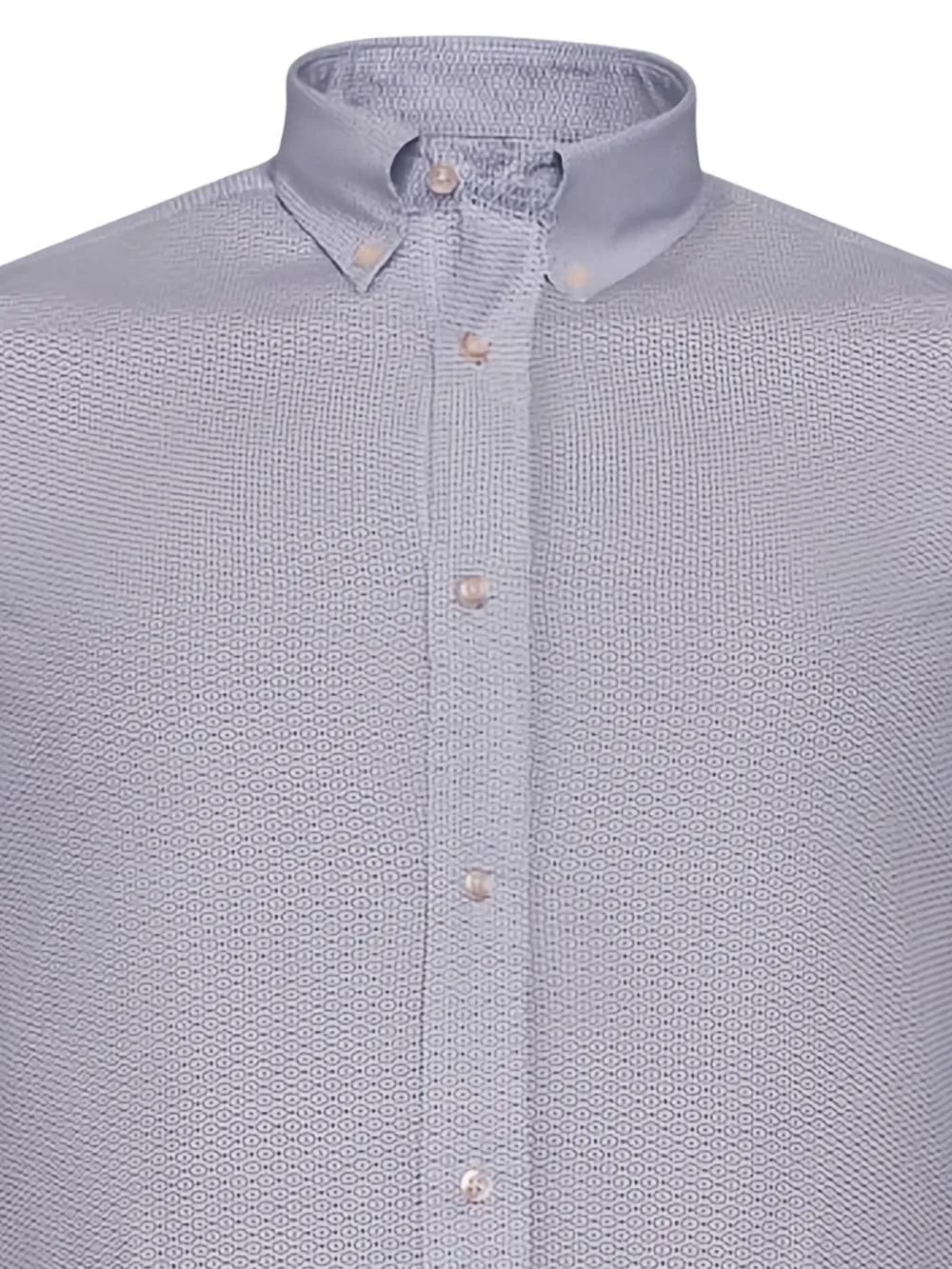 Loja Das Meias Patterned Cotton Shirt In Blue