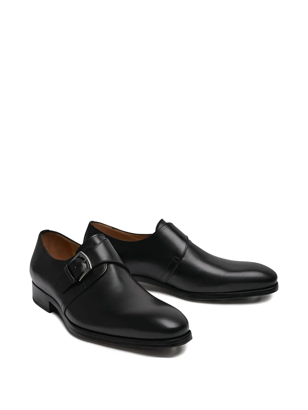 LOJA DAS MEIAS almond-toe Monk shoes - Zwart