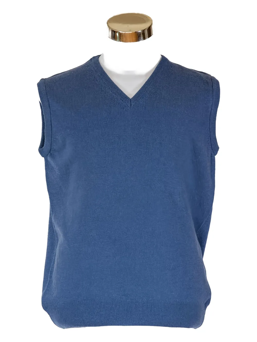 LOJA DAS MEIAS v-neck knitted vest - Blu