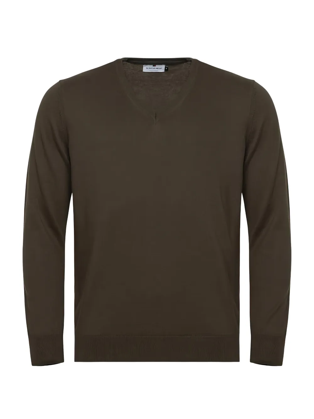 Loja Das Meias V-neck Sweater In Brown