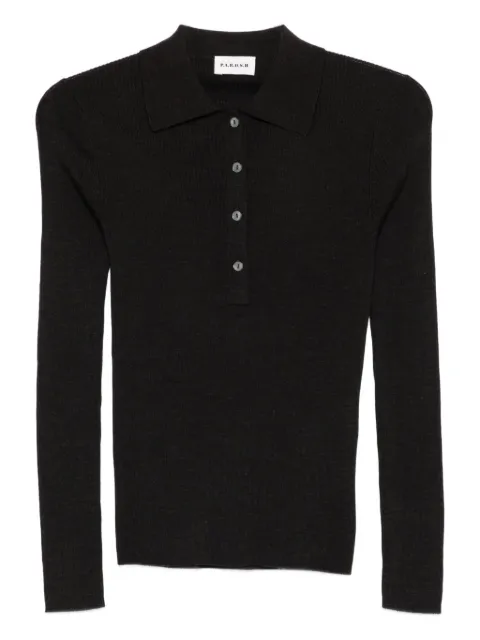 P.A.R.O.S.H. long-sleeve wool polo top
