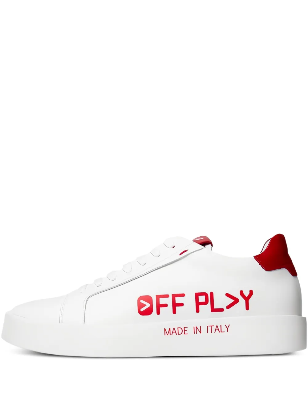 OFF PLAY tenis bajos con logo estampado | blanco | Image 1