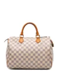 Louis Vuitton Pre-Owned 2014 Damier Azur Speedy 30 boston bag - White