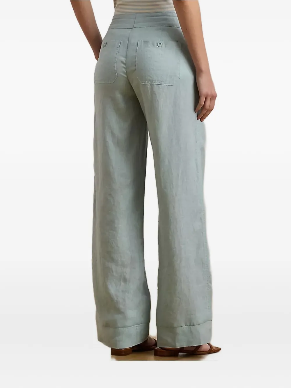 Lauren Ralph Lauren Broek met trekkoord Blauw