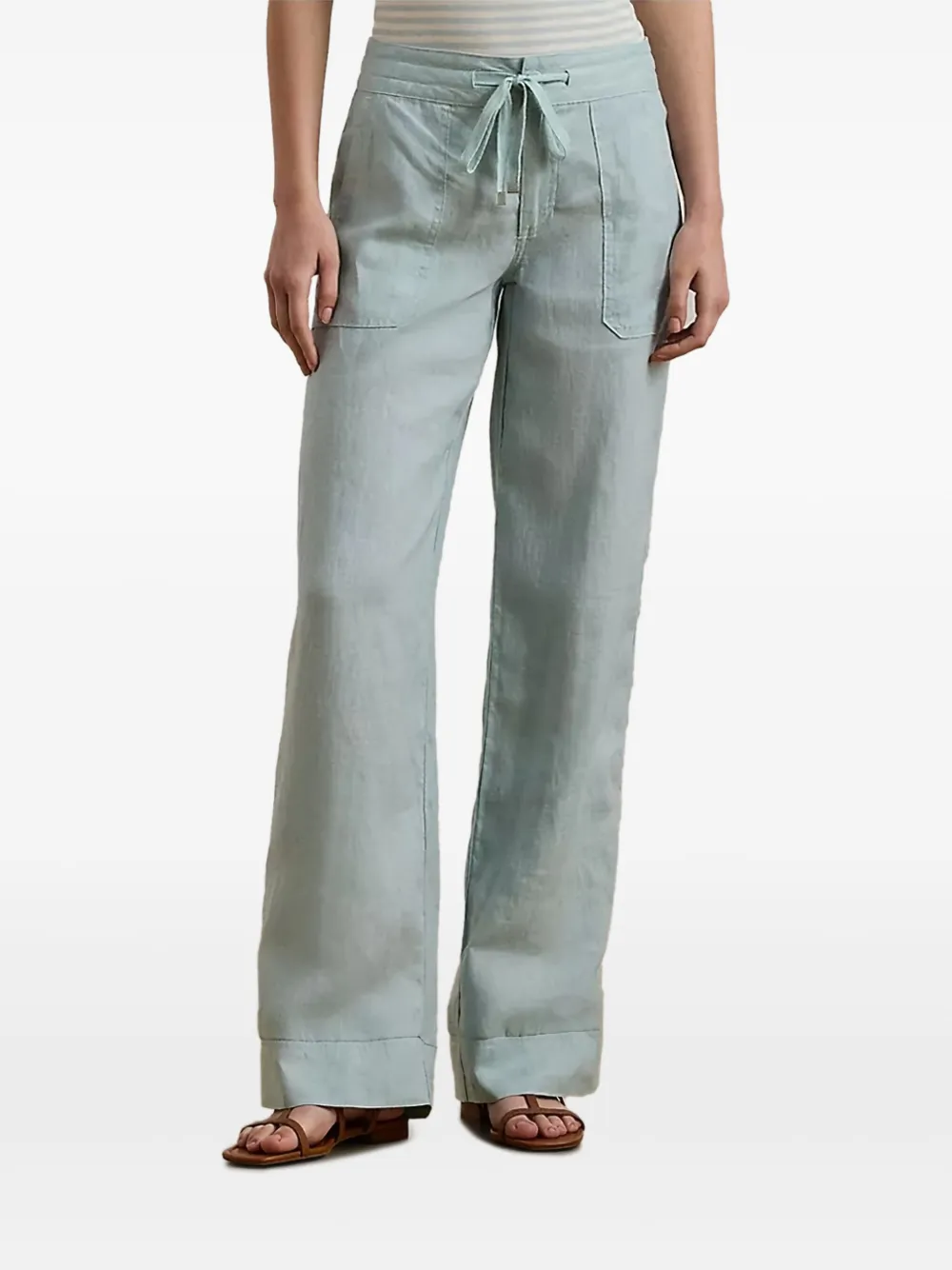drawstring pocket trousers
