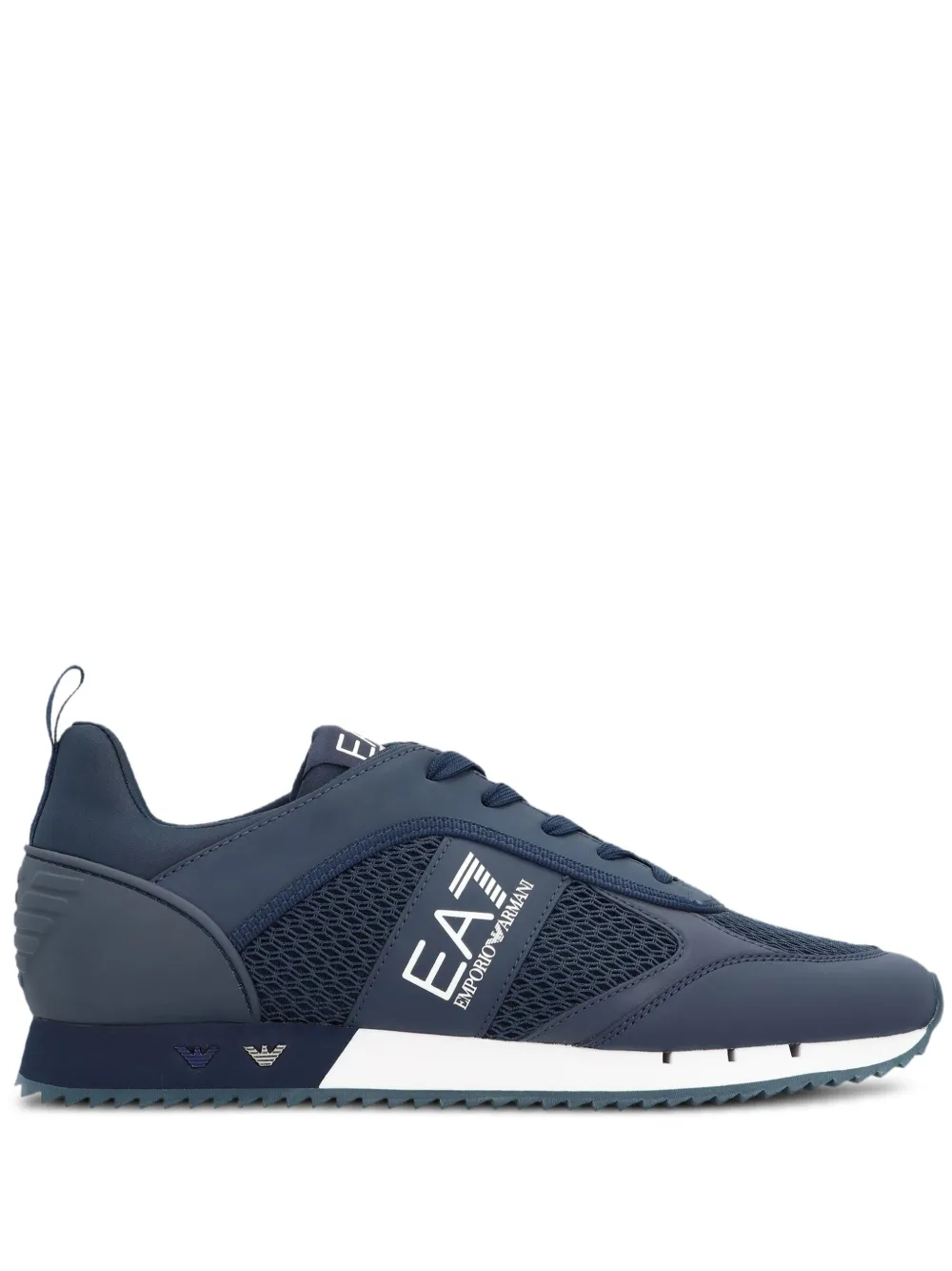 Ea7 Emporio Armani EA7 logo low-top sneakers Blue