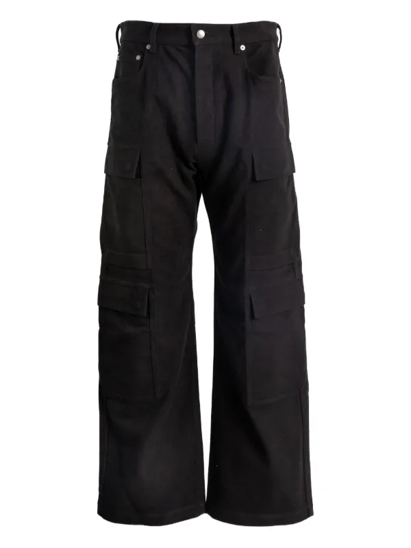 Rick Owens マルチポケット カーゴパンツ | ブラック | FARFETCH JP