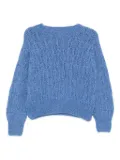 Maiami cable-knit sweater - Blue