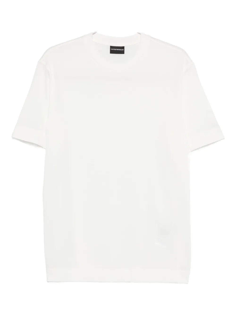 Emporio Armani Katoenen T-shirt met ronde hals Wit