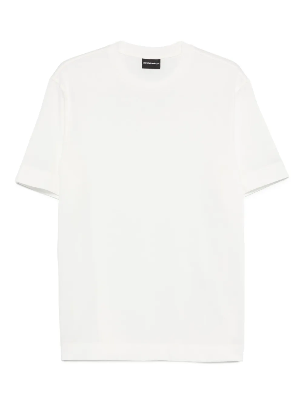 Emporio Armani Katoenen T-shirt met ronde hals Wit
