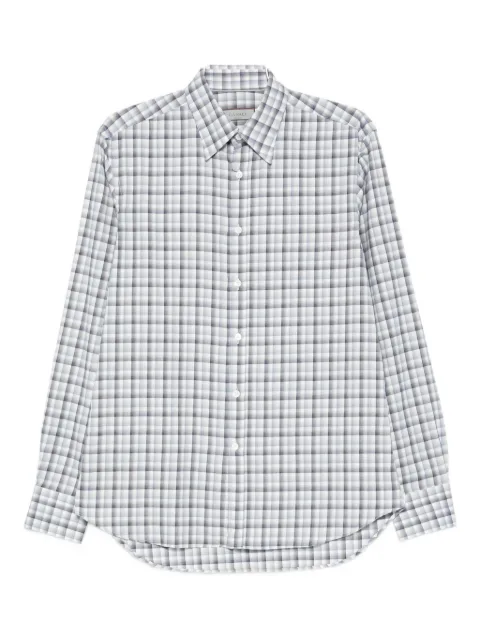 Canali camisa con cuadros estampados