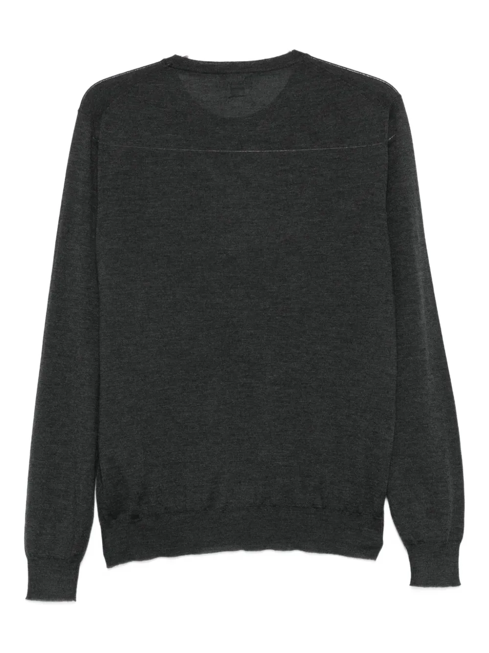 Fedeli round-neck long-sleeve T-shirt - Grijs