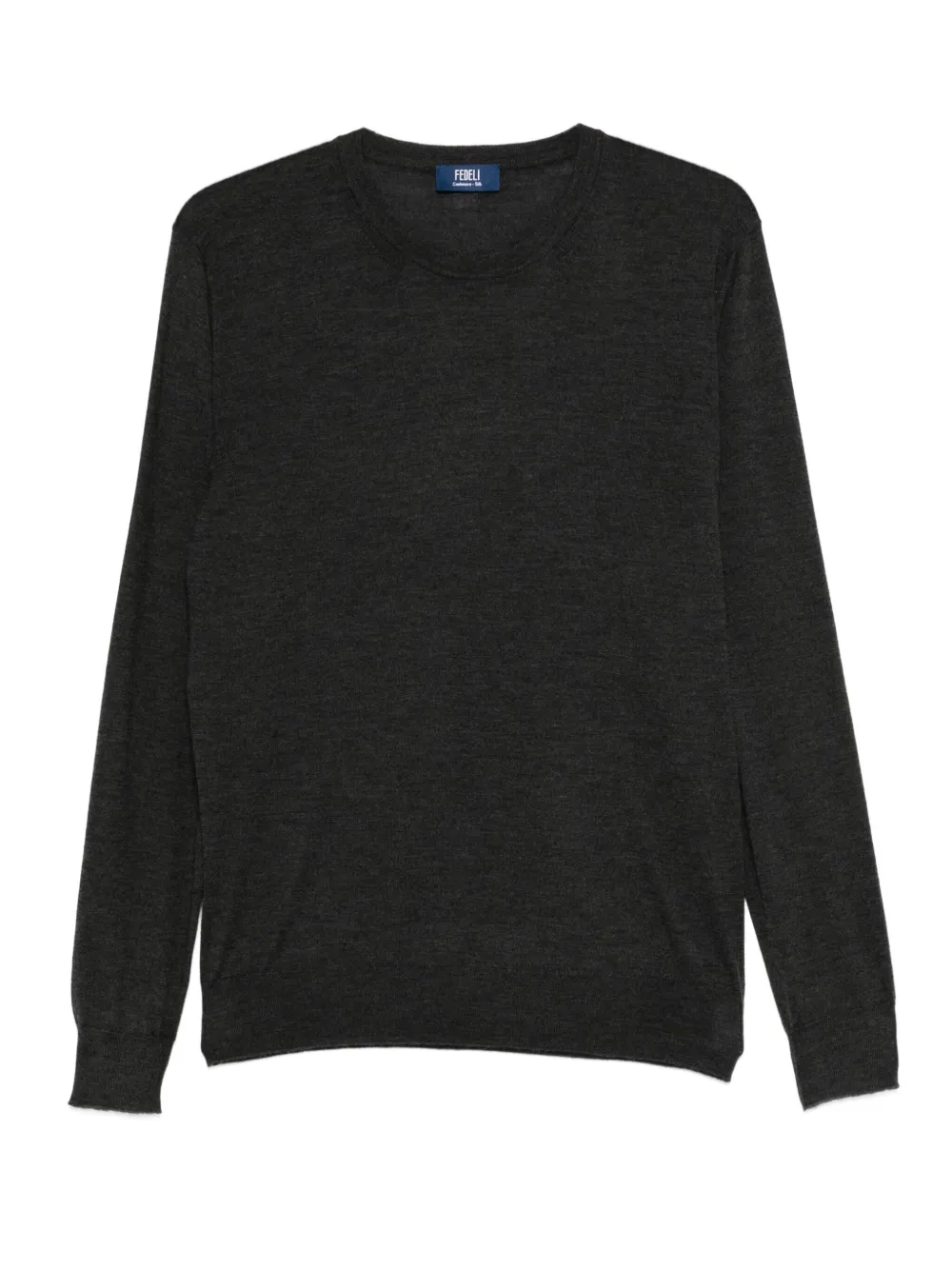 Fedeli T-shirt met ronde hals Grijs