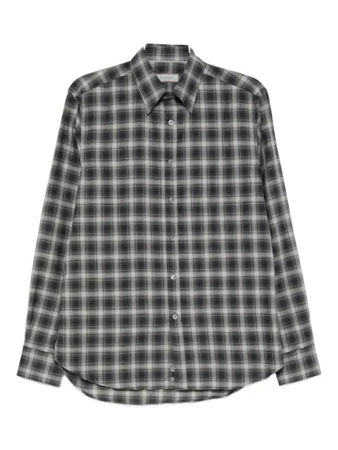Canali checked cotton shirt