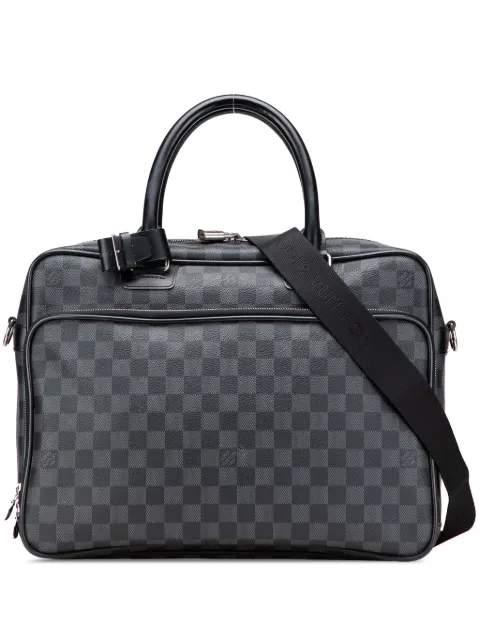Louis Vuitton Pre-Owned 2012 Damier Graphite Icare business bag