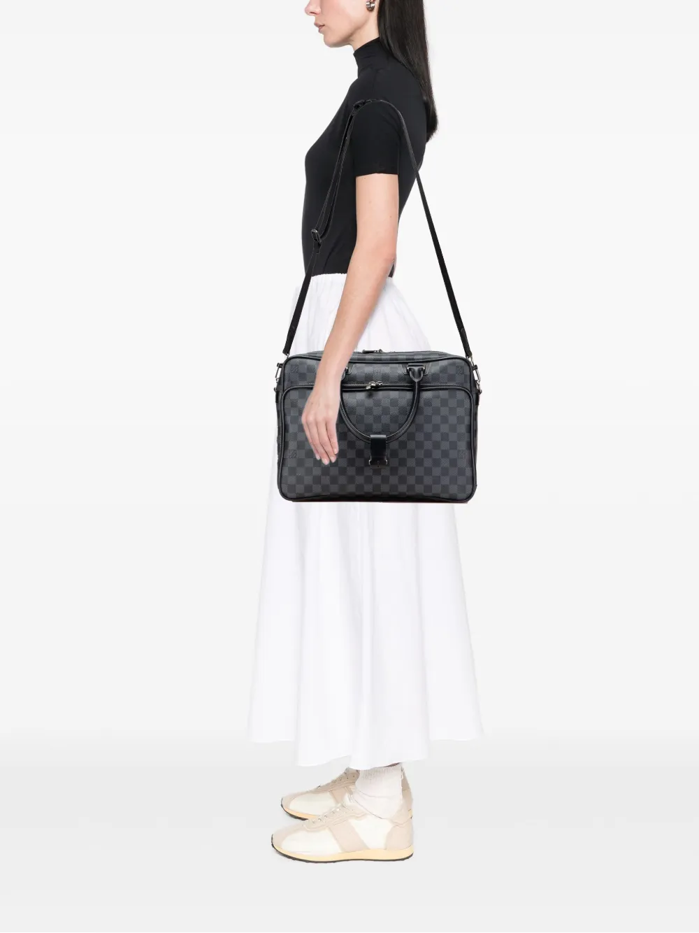 Louis Vuitton Pre-Owned 2012 Damier Graphite Icare business bag | Pre-Owned | Image 2