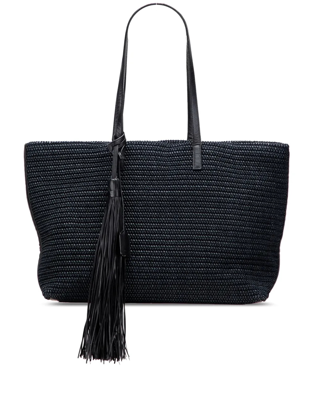 2018 Raffia East West Shopper tote bag