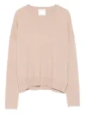 Allude cashmere crew-neck sweater - Neutrals