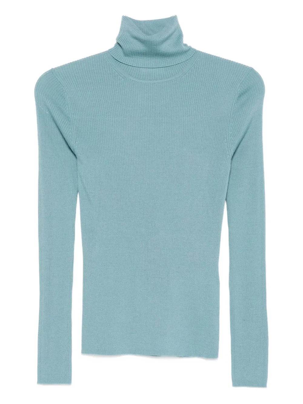 ribbed turtleneck sweater