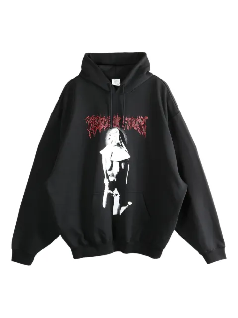 VETEMENTS printed cotton hoodie