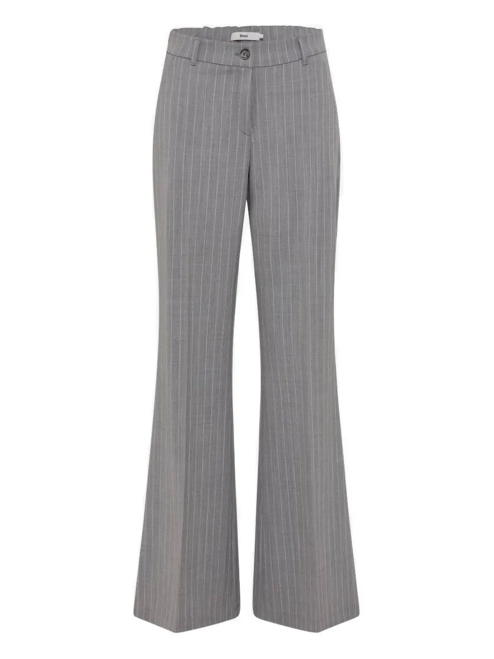 Brax Maine Pinstripe Trousers In Gray