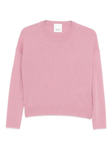 Allude round-neck cashmere sweater