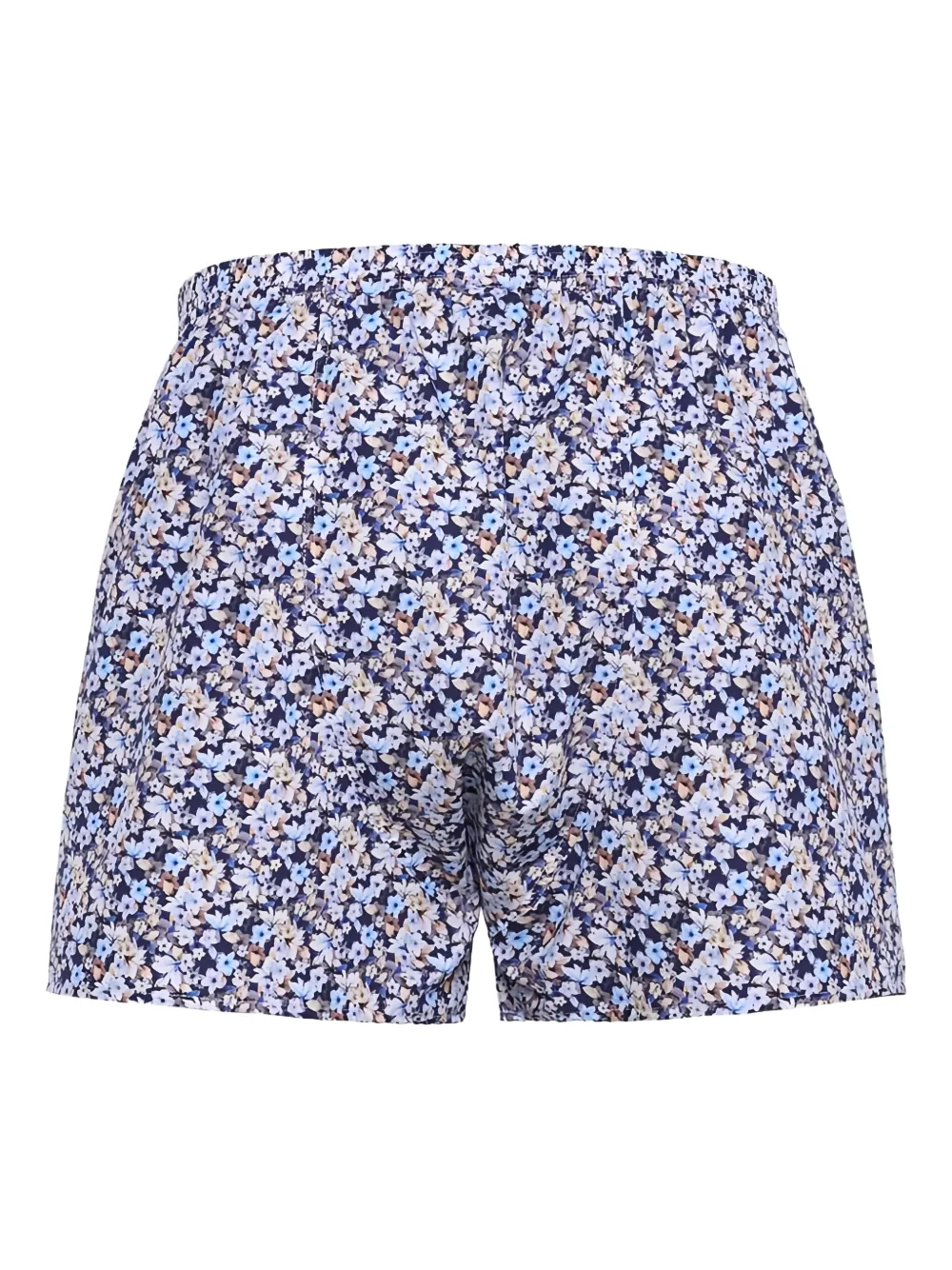 Loja Das Meias Floral-print Boxer In Blue