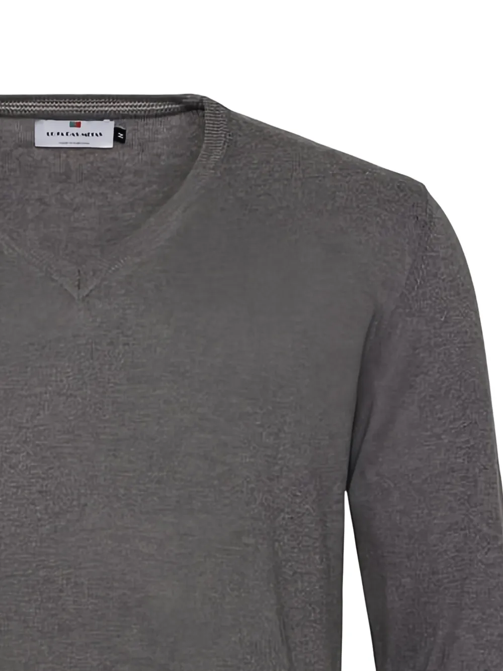 Loja Das Meias V-neck Sweater In Gray