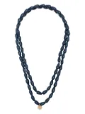 Niu beaded pendant necklace - Blue
