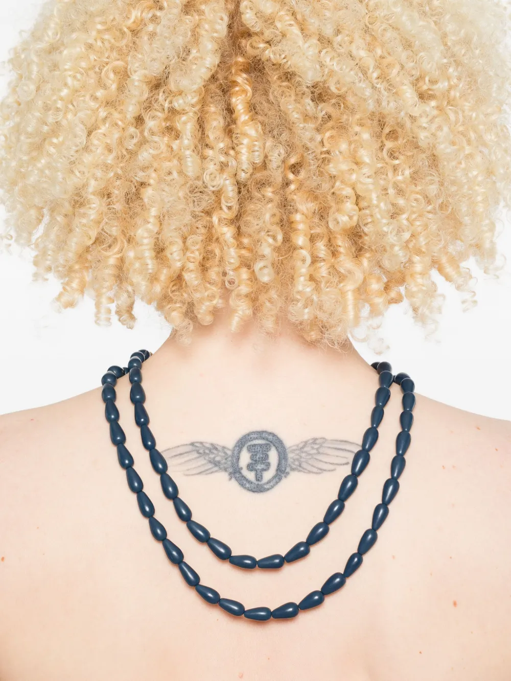Niu Halsketting met hanger - Blauw
