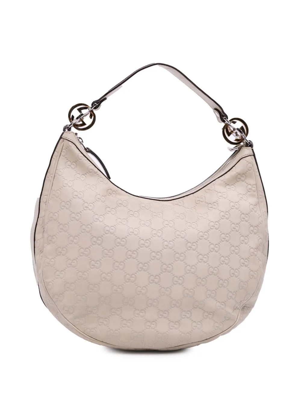 Gucci Pre-Owned 2016-2025 Medium Guccissima Twins hobo bag | Brown | Image 1