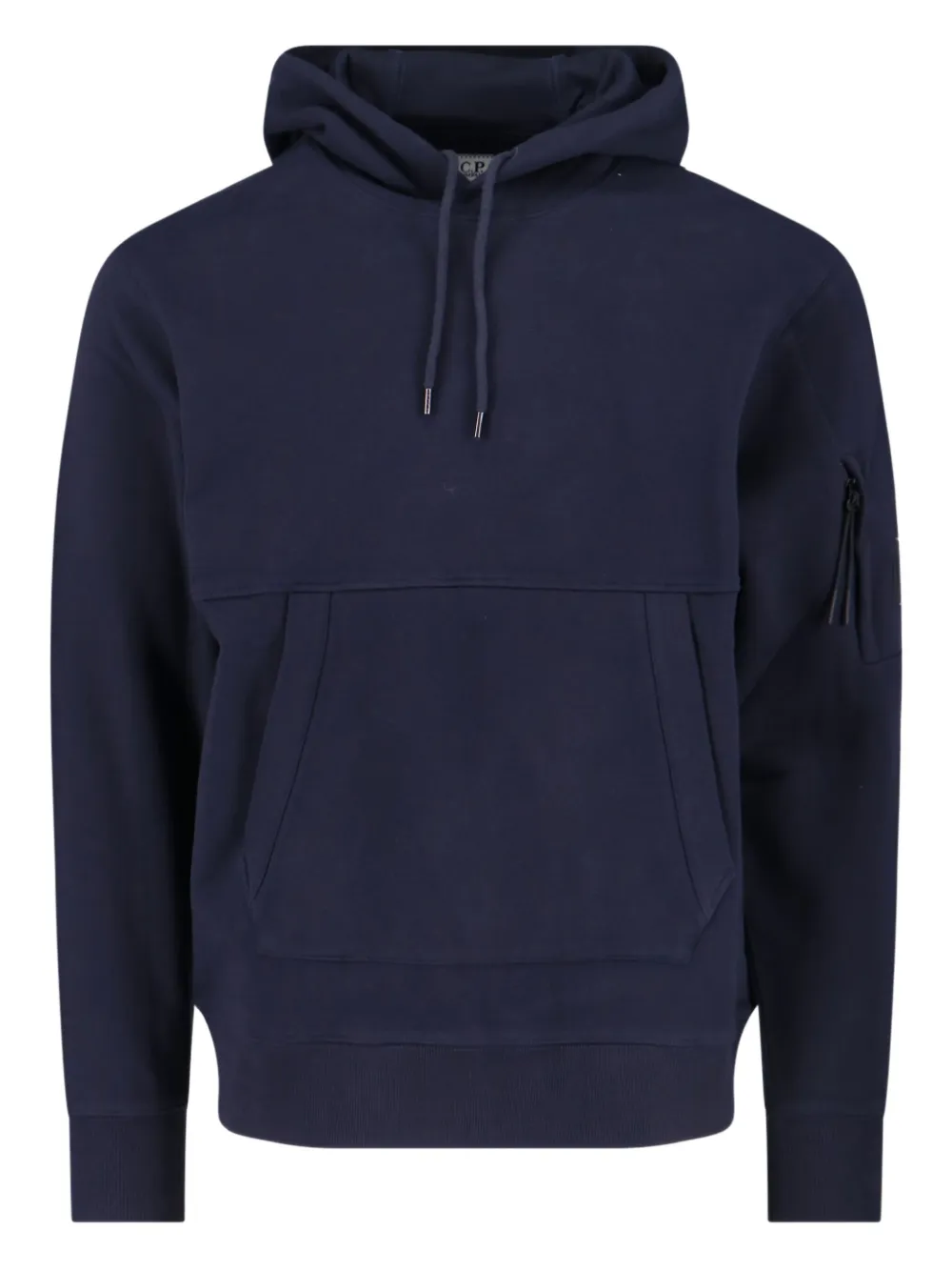 C.P. Company lens-detail hoodie Blauw